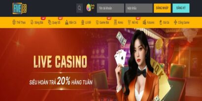 Nhà cái FIVE88 – Thương hiệu cá cược đẳng cấp thế giới 5 Five88